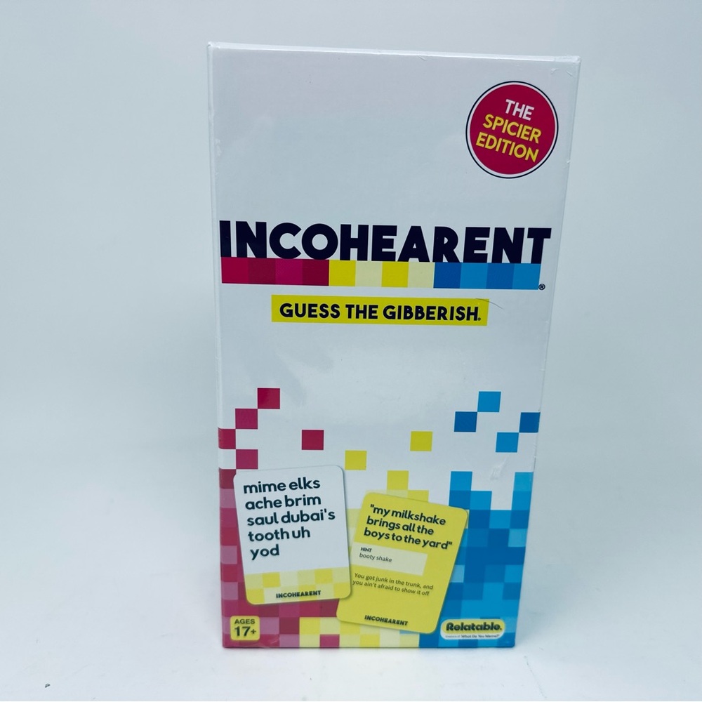 Incohearent Guess the Gibberish Spicier Edition 17+ Party Game Sealed